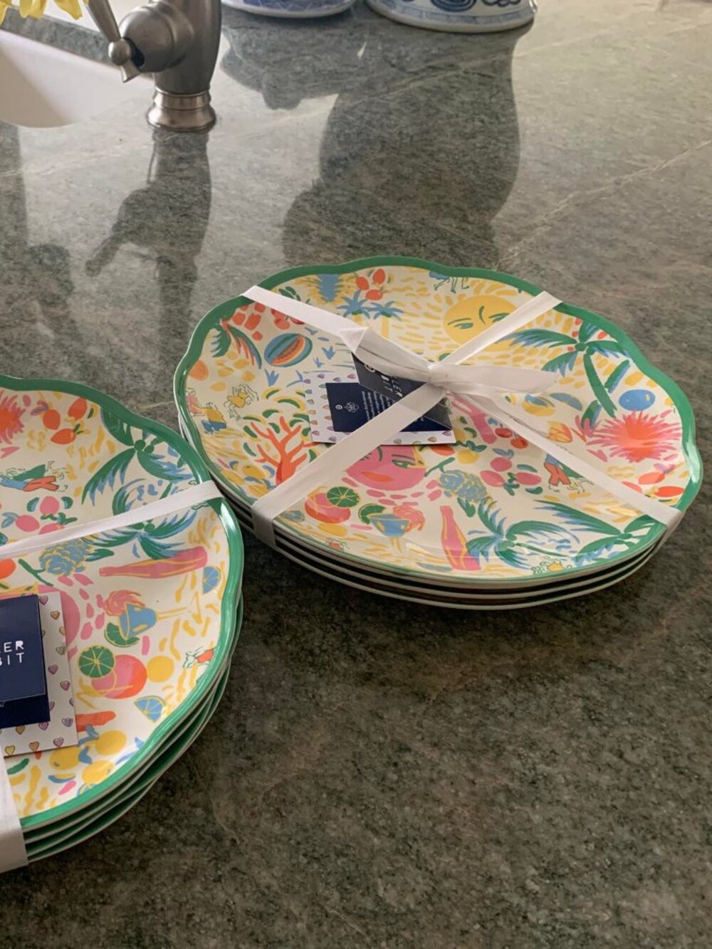 Roller Rabbit x Target 4pc Vacation Melamine Dinner Plates